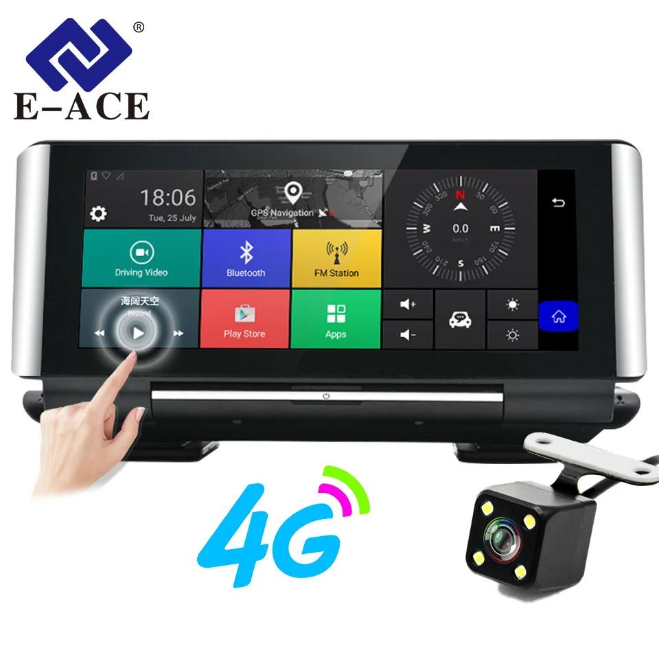 E-ACE ڵ DVR 4G GPS ׺̼ ȵ̵ ڵ ׺, 7.0 ġ  , FHD 1080P  ,   ADAS ķ